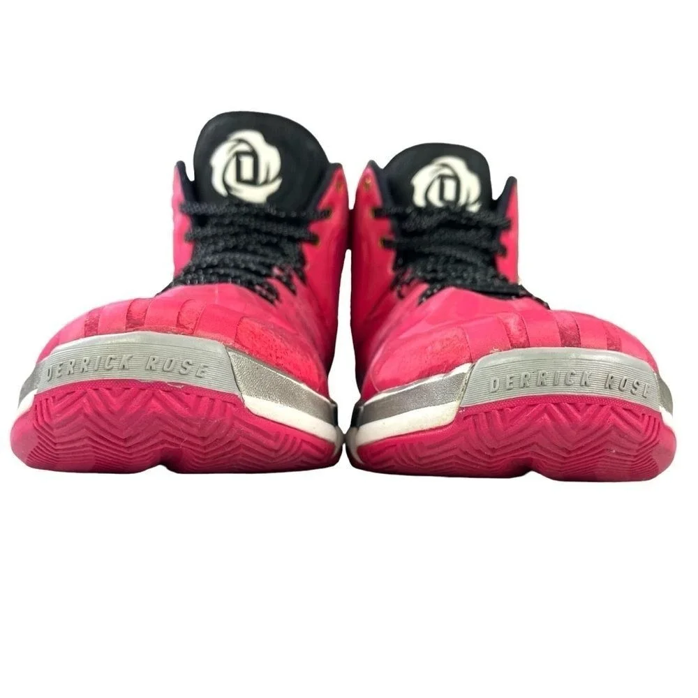 Vintage Adidas‎ D Rose 4.5 Mens 14 Pink Basketball Sneakers GeoFit SprintFrame